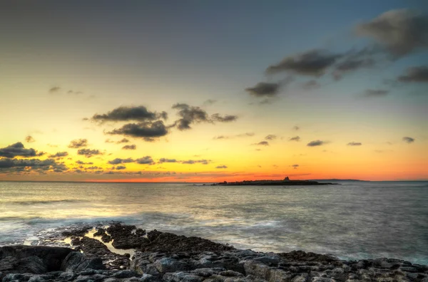 Západ slunce nad Atlantský oceán — Stock fotografie