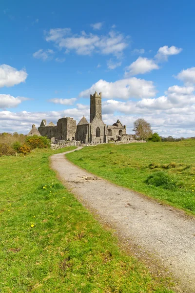 Quin abbey in Co. Clare — Stock Photo, Image