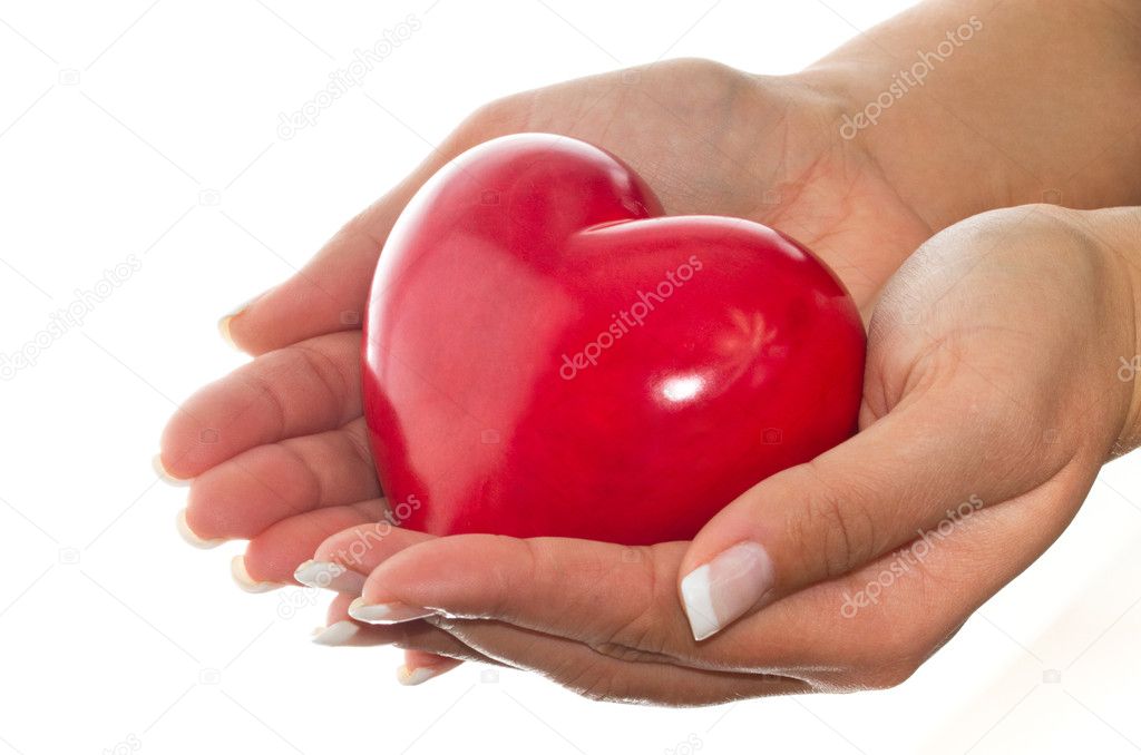 Heart in hands
