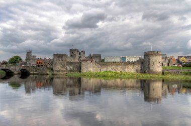 King John Castle in Limerick clipart