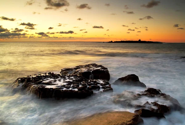 Atlantyku zachód słońca — Zdjęcie stockowe
