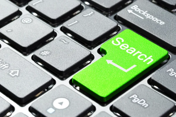 stock image Green search button