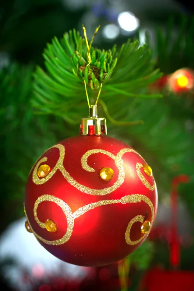 Önemsiz şey Noel ağacı üzerinde — Stok fotoğraf
