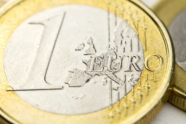 Euro coins composition — Stock Photo, Image