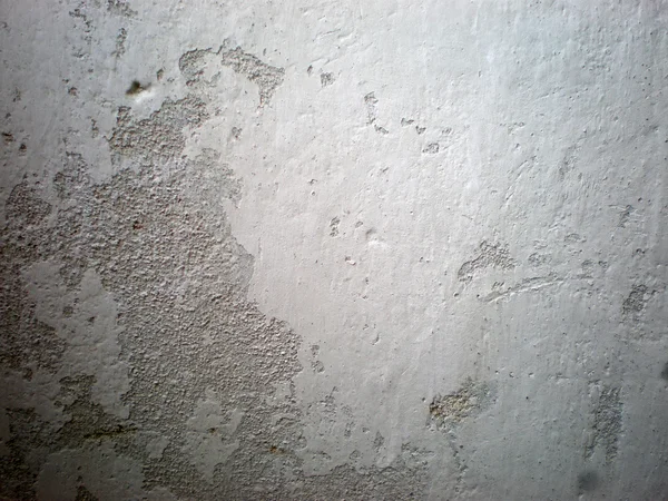 白色斑驳的墙 — 图库照片