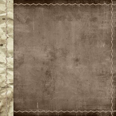 Brown grunge cover for an album clipart