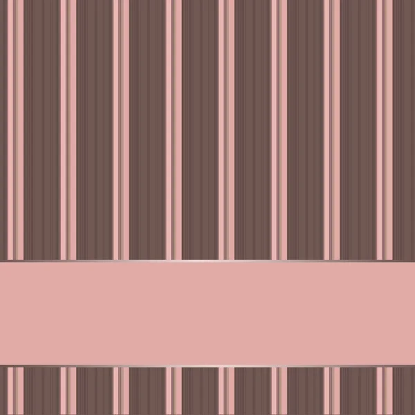 Striped background with banner, variable width stripes — Stock Photo, Image