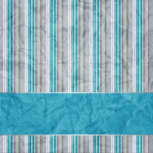 Gestreifter Hintergrund mit Banner, unterschiedlich breite Streifen — Stockfoto