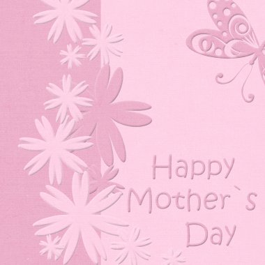 Happy Mother's Day greeting card clipart