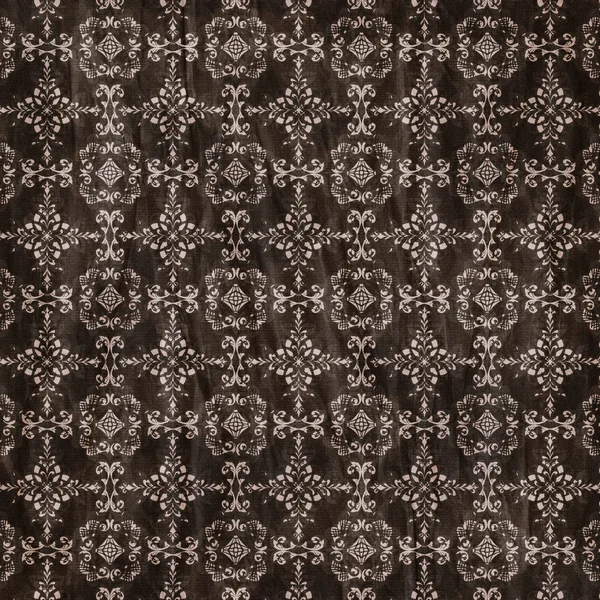 茶色のダマスク織のシームレスなテクスチャ — ストック写真