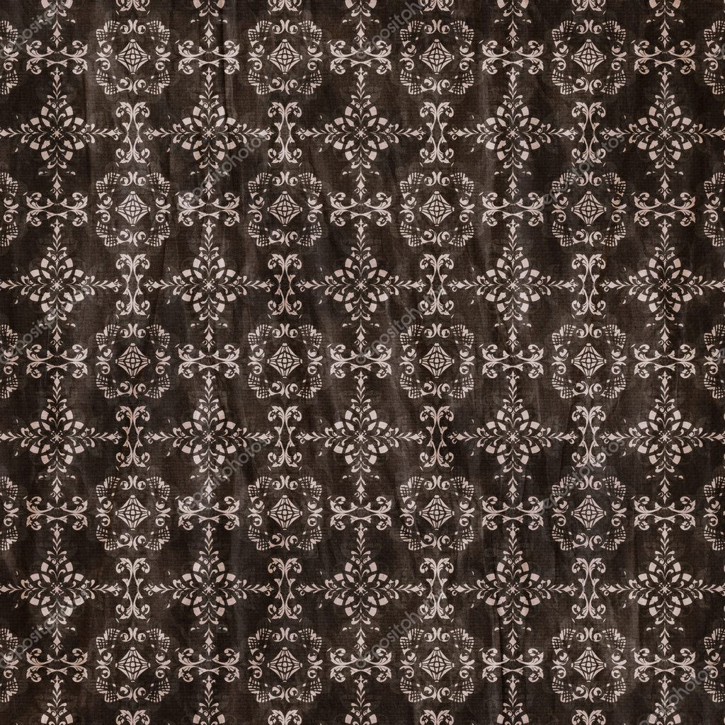 Brown damask seamless texture — Stock Photo © o_april 6221487