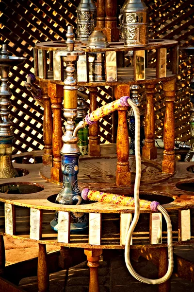 Vodní dýmka v Egyptě — Stock fotografie