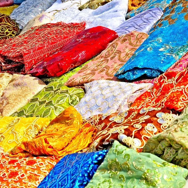 Le textile sur le marché tunisien — Photo