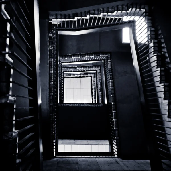 Streszczenie schody kręte — Zdjęcie stockowe