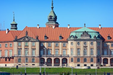 Royal Castle in Warsaw closeup clipart