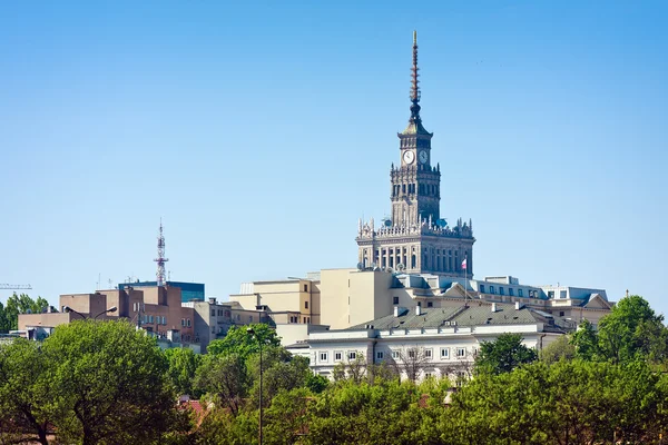 Varsavia, Palazzo della Cultura e della Scienza — Foto Stock