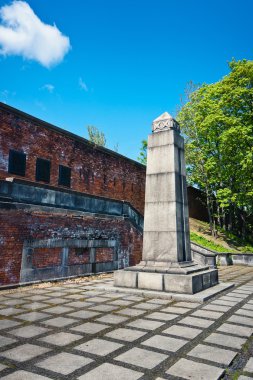 Citadel in Warsaw - gallows remains clipart