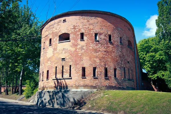Kaponjär av Warszawas Citadel — Stockfoto