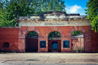 Citadel - Execution Gate in Warsaw clipart