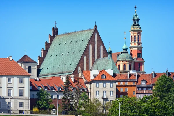 A Varsói öreg város épületek — Stock Fotó