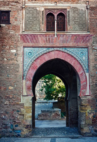 stock image The Gate of Wine in Alhambra