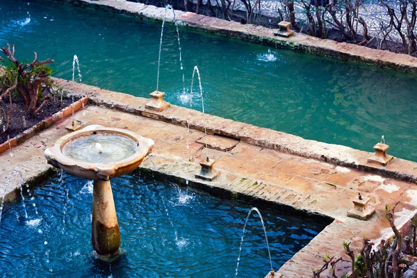 古代の噴水 - ヘネラリフェ — ストック写真