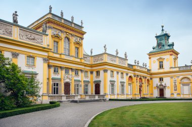 Wilanow Palace in Warsaw clipart