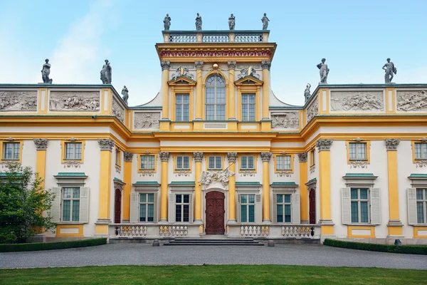 Palacio de Wilanow en Varsovia — Foto de Stock