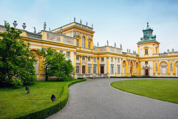 Is megtekinthetjük Wilanowban - royal palace Varsóban — Stock Fotó