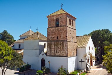 Village of Mijas - Church of the Immaculate Conception clipart