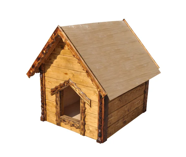 Wooden house for children's games — Stock Photo, Image