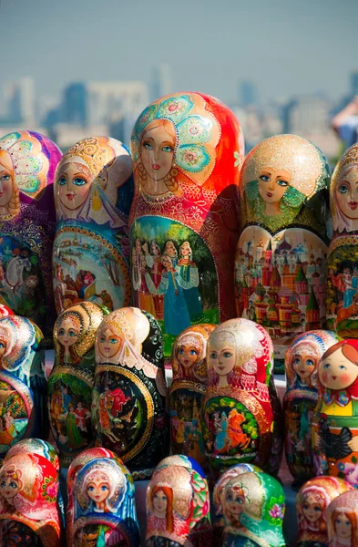 Russian national souvenir - matryoshka — Stock Photo, Image