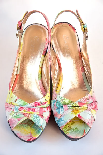 Modne damskie buty lato — Zdjęcie stockowe