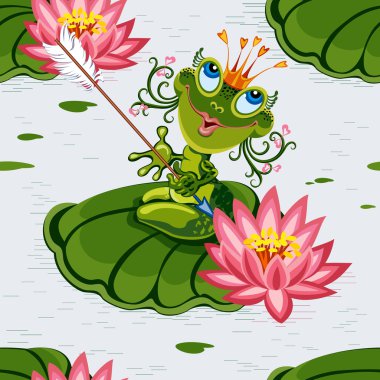 Frog princess clipart