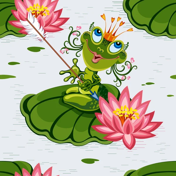 Princesse grenouille — Image vectorielle