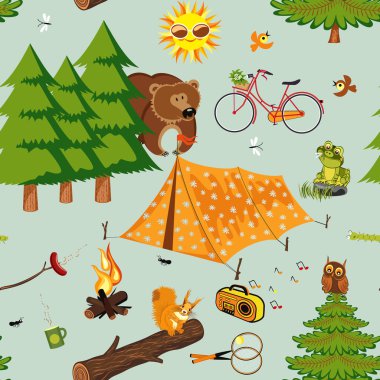 Summer camp clipart