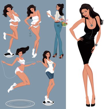 Weight loss clipart