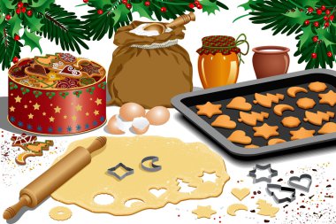 Christmas cookies clipart