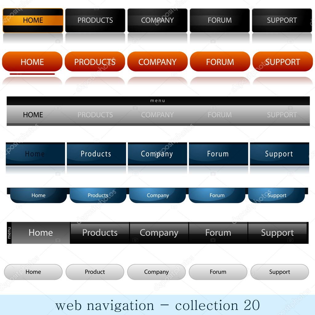Navigation for websites