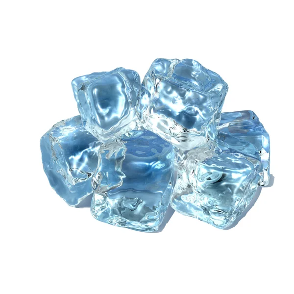 Cubi di ghiaccio, blocchi di ghiaccio Immagini Stock Royalty Free