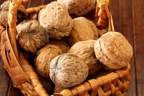 Macro view of walnut Stock Image