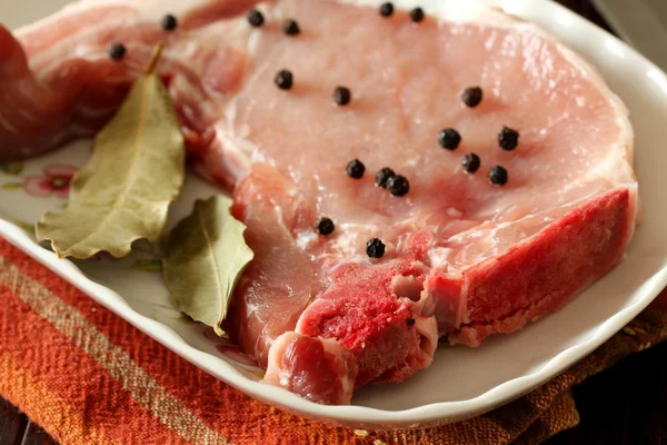 stock image Prepared slices of fresh pork