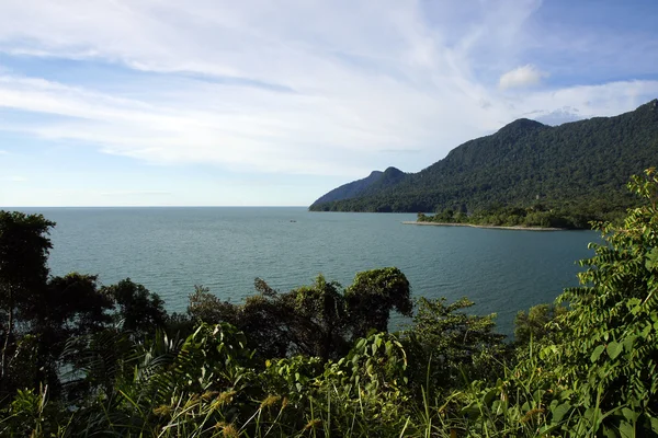 Südchinesisches Meer bis Borneo. — Stockfoto