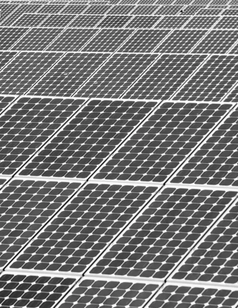 太陽光発電パネル — ストック写真