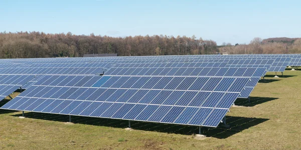Photovoltaic panels field — Stock Photo, Image