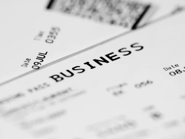 Business class ticket — Stock Photo, Image