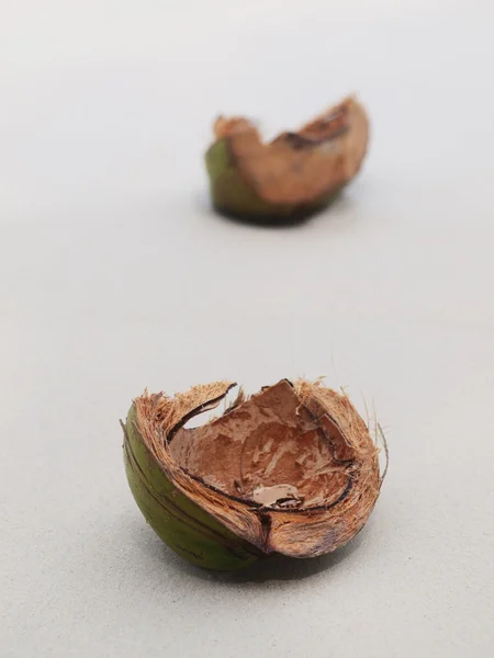 Kokosové skořápky — Stock fotografie