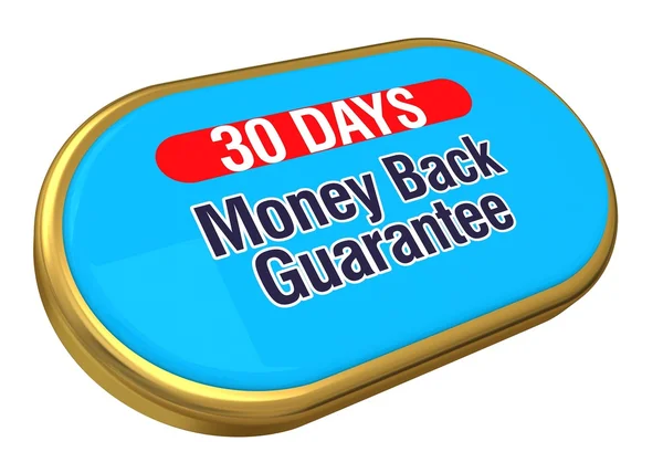 30 dias dinheiro de volta — Fotografia de Stock