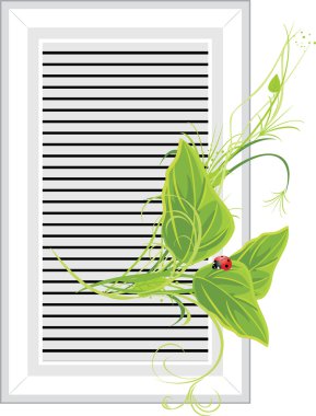 Ventilation extraction with sprig clipart