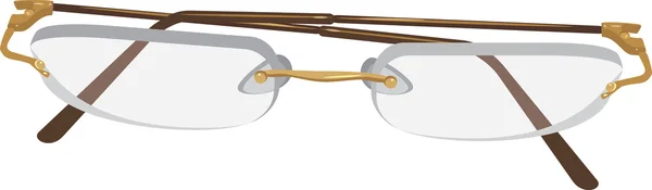 Izolované brýle na bílém — Stockový vektor